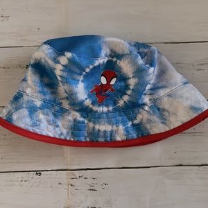 Reversible Spider-Man toddler hat